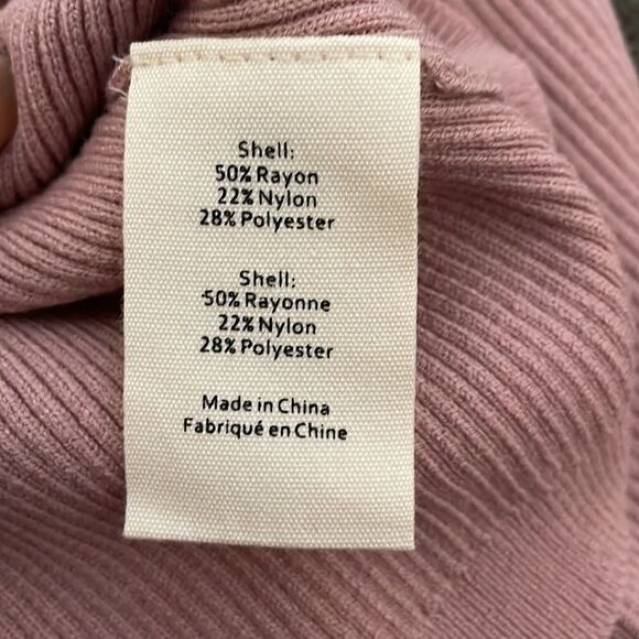 L’Agence Ronnie Rib Sweater Misty Rose S - Picture 6 of 10